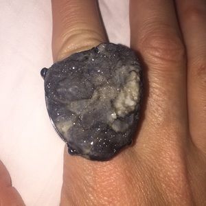 Smoky Quartz Adjustable Ring